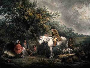 الصباح ، أو الرياضي الخيري ، منقوش وحانة. بواسطة جوزيف جروزر (1755-99)