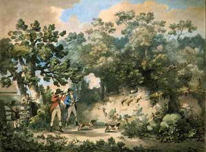 رماية الدراج ، محفور بواسطة توماس رولاندسون (1756-1827) ، حانة. بواسطة J. Harris