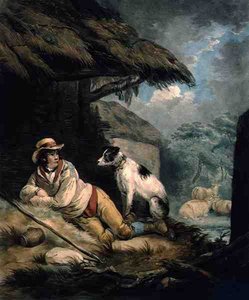 الراعي محفور وحانة. بقلم ويليام بارنارد (1774-1849)