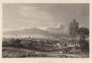Manchester (engraving) بواسطة جورج (بعد) بيكرينغ