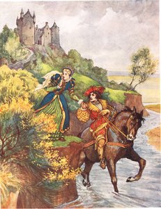 ليدي مارغريت ، رسم توضيحي من كتاب أغنية مصورة ، 1910
