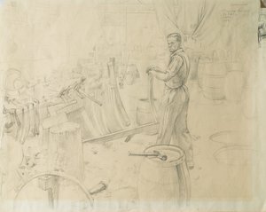 السيد Burridge Standing ، 1948 بواسطة جورج آدمسون