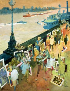 Thames Embankment ، الغلاف الأمامي لمجلة Undercover ، تم نشره في ديسمبر 1985 (الغواش على الألواح الصلبة) بواسطة جورج آدمسون