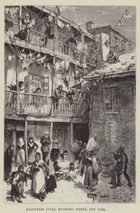 Ragpickers Court ، شارع Mulberry ، نيويورك بواسطة جورج أوغسطس سالا