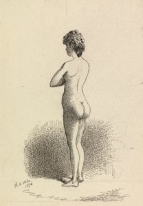 امرأة عارية الدائمة