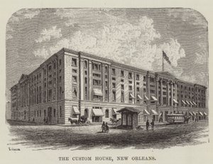 The Custom House ، نيو أورلينز بواسطة جورج أوغسطس سالا
