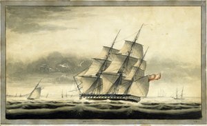 سفينة نقل الجنود HMS "أكبر" (1806)، 10 أغسطس