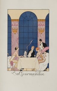 الرتوش والرتوش: La Gourmandise ، 1924.