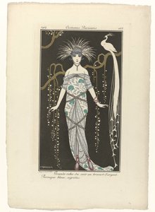 Journal des Dames et des Modes، Costumes Parisiens، 1914، No. 168: فستان سهرة كبير (...]