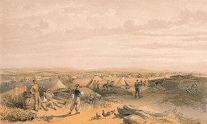"معسكر الفرقة الرابعة" ، 1856 بواسطة جورج براكينبري