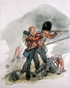 الموقف الأخير لاثنين من الحراس في المعركة ، 1854 حوالي