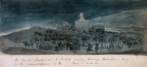 تركت الجيوش الفرنسية والسردينية والتركية خطوط بالاكلافا للاستطلاع ، 1854 حوالي