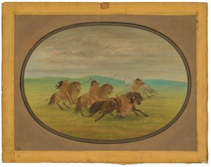 Camanchee الفروسية بواسطة جورج كاتلين