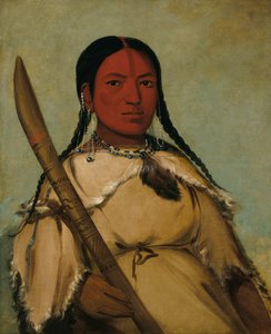 Chin-cha-pee ، حشرة النار التي تزحف ، زوجة رأس بيضة الحمام ، 1832. بواسطة جورج كاتلين