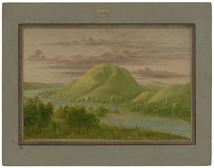 Curious Grassy Bluffs ، نهر سانت بيتر بواسطة جورج كاتلين