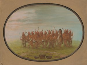 الرقص على Berdache - Saukie ، 18611869. بواسطة جورج كاتلين