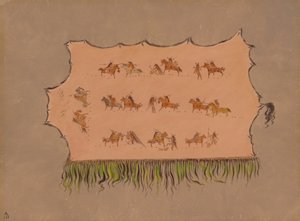 صورة طبق الأصل عن رداء الرئيس أربعة رجال - ماندان ، 18611869. بواسطة جورج كاتلين