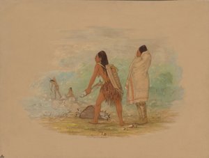 الهنود فلاتهيد 1861. بواسطة جورج كاتلين