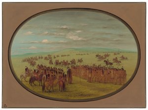 سباق الخيل - Minatarrees بواسطة جورج كاتلين