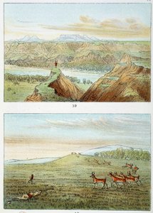 هنود أمريكا: البحث عن نقش الظباء لجورج كاتلين (1794-1872) بواسطة جورج كاتلين