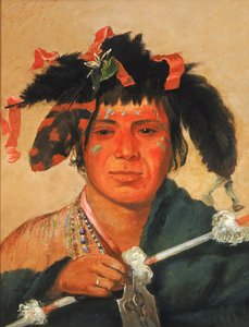Ko-mán-i-kin-o-haw ، الحوت الصغير ، الشجاع 1831. بواسطة جورج كاتلين