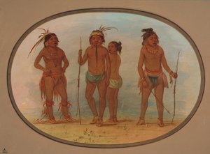 أعضاء قبيلة Botocudo ، 18541869. بواسطة جورج كاتلين