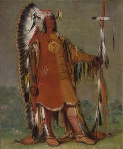ماه تو توه با ، أربعة دببة ، الرئيس الثاني ، بالزي الكامل ، 1832. بواسطة جورج كاتلين