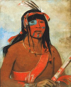 O-tá-wah ، أوتاواي ، محارب 1835. بواسطة جورج كاتلين