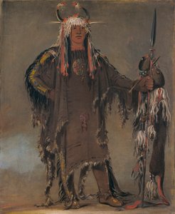 Peh-tó-pe-kiss ، أضلاع النسر ، رئيس Piegan ، 1832. بواسطة جورج كاتلين