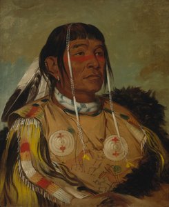 Sha-có-pay ، The Six ، Chief of the Plains Ojibwa1832. بواسطة جورج كاتلين