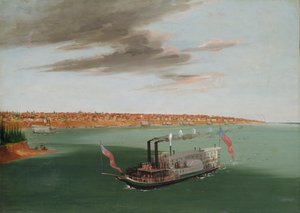 سانت لويس من النهر أدناه ، 1832-1833.