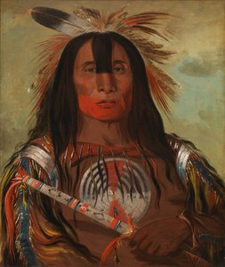 Stu-mick-o-súcks ، Buffalo Bull's Back Fat ، Head Chief ، Blood Tribe ، 1832. بواسطة جورج كاتلين