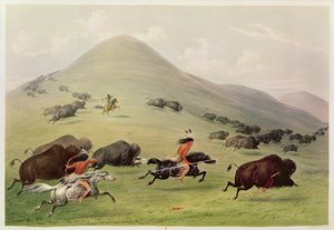 The Buffalo Hunt ، c.1832