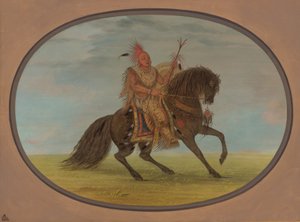 الثعلب الجاري على حصان جميل - Saukie ، 18611869. بواسطة جورج كاتلين