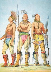 Three Osage Braves بواسطة جورج كاتلين