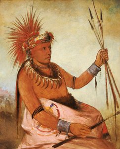 Wos-cóm-mun ، رجل مشغول ، شجاع 1832. بواسطة جورج كاتلين