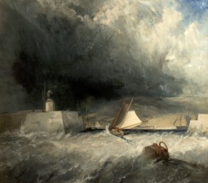 ميناء ويتبي ، شمال يوركشاير ، 1836 بواسطة جورج تشامبرز