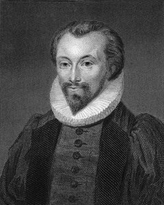 صورة للشاعر جون دون 1572-1631.