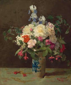 إناء من الزهور 1875.