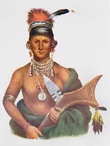 Appanoose ، رئيس Sauk ، 1837 ، رسم توضيحي من "القبائل الهندية لأمريكا الشمالية ، المجلد 2" ، بقلم توماس ل. مكيني وجيمس هول ، الحانة. جون جرانت
