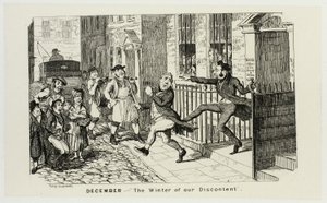 ديسمبر - "شتاء سخطنا" من النقوش الفولاذية لجورج كروكشانك إلى التقويمات الهزلية: 1835-1853 بواسطة جورج كروكشانك