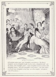 رسم توضيحي لكتاب البكالوريوس الخاص ، أو تقدم السيد لامبكين (جنت) (نقش) بواسطة جورج كروكشانك