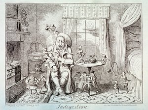 عسر الهضم 1835 بواسطة جورج كروكشانك