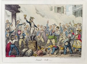 سكود هيل ، نشرته شركة جيمس روبينز أوند ، أكتوبر 1825 (النقش الملون) بواسطة جورج كروكشانك