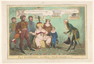 سبوتبرنت أوب برينسيس كارولين ، 1817 RY-L التنازل أو استغرب وزير الخارجية! بواسطة جورج كروكشانك