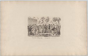 يوم خروج الشلن الأول ، 1851. ، 1851. بواسطة جورج كروكشانك