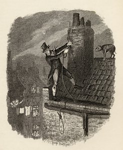 الفرصة الأخيرة ، من "مغامرات أوليفر تويست" بقلم تشارلز ديكنز (1812-1870) 1838 ، نشرها تشابمان أوند هول ، 1901 (نقش) بواسطة جورج كروكشانك