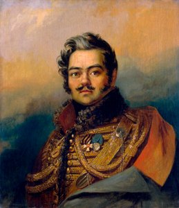 دينيس دافيدوف ، الجندي والشاعر الروسي ، c1828.