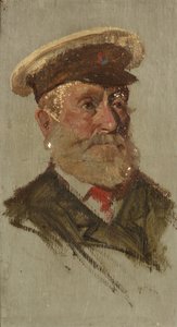 صورة شخصية لـ C.Dent ، 39 ، حوالي عام 1920 (زيت على لوح) بواسطة جورج إدموند بتلر
