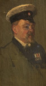 صورة من H. Long ، RN ، c. 1920 (زيت على لوح) بواسطة جورج إدموند بتلر